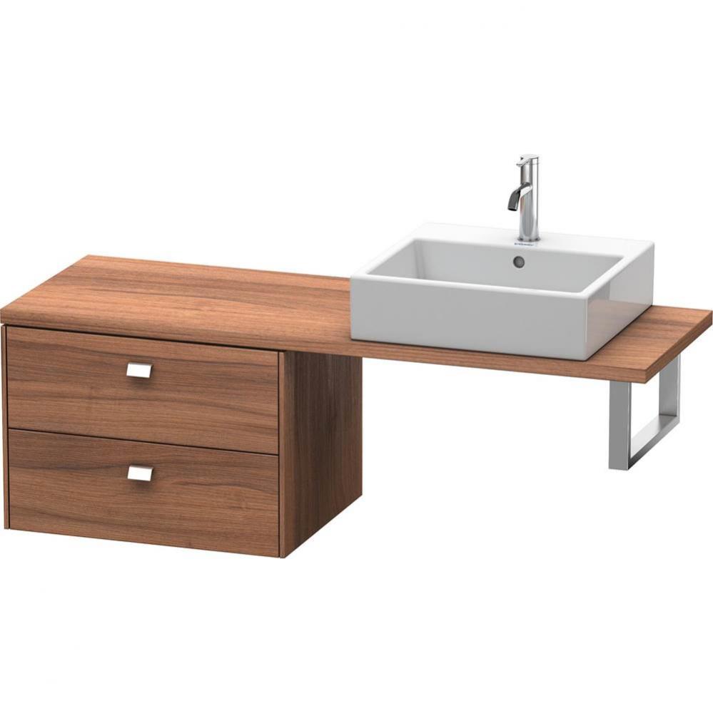 Duravit Brioso Low Cabinet for Console  Natural Walnut