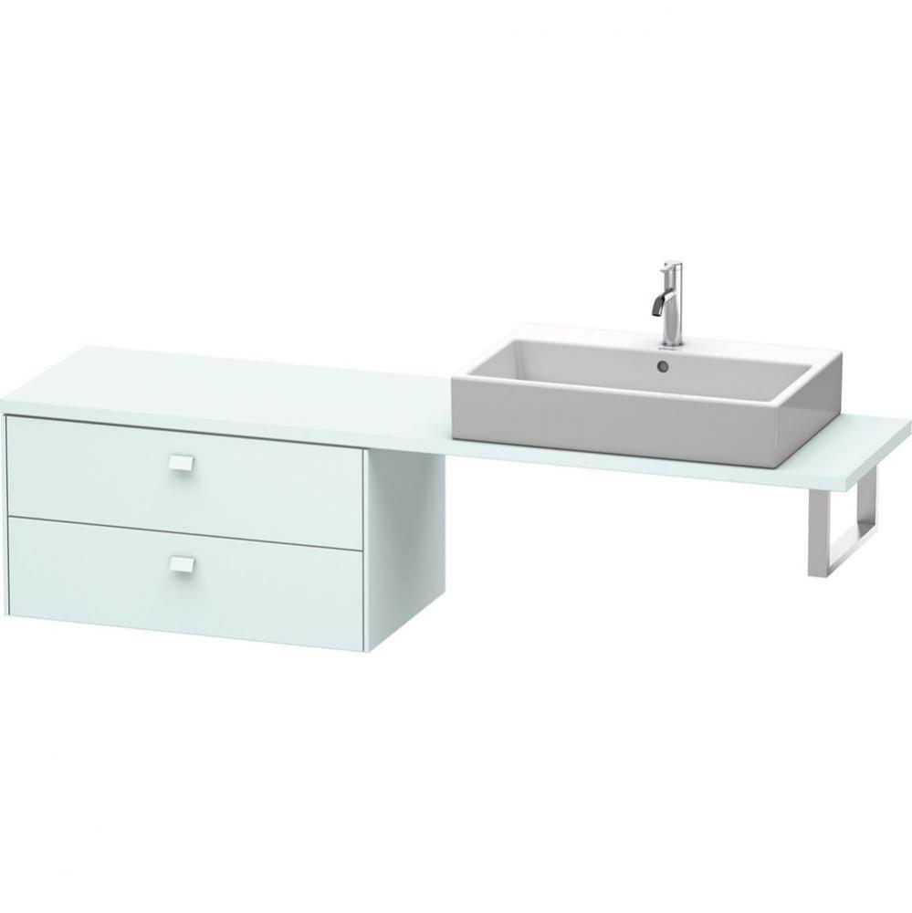 Duravit Brioso Low Cabinet for Console  Light Blue Matte