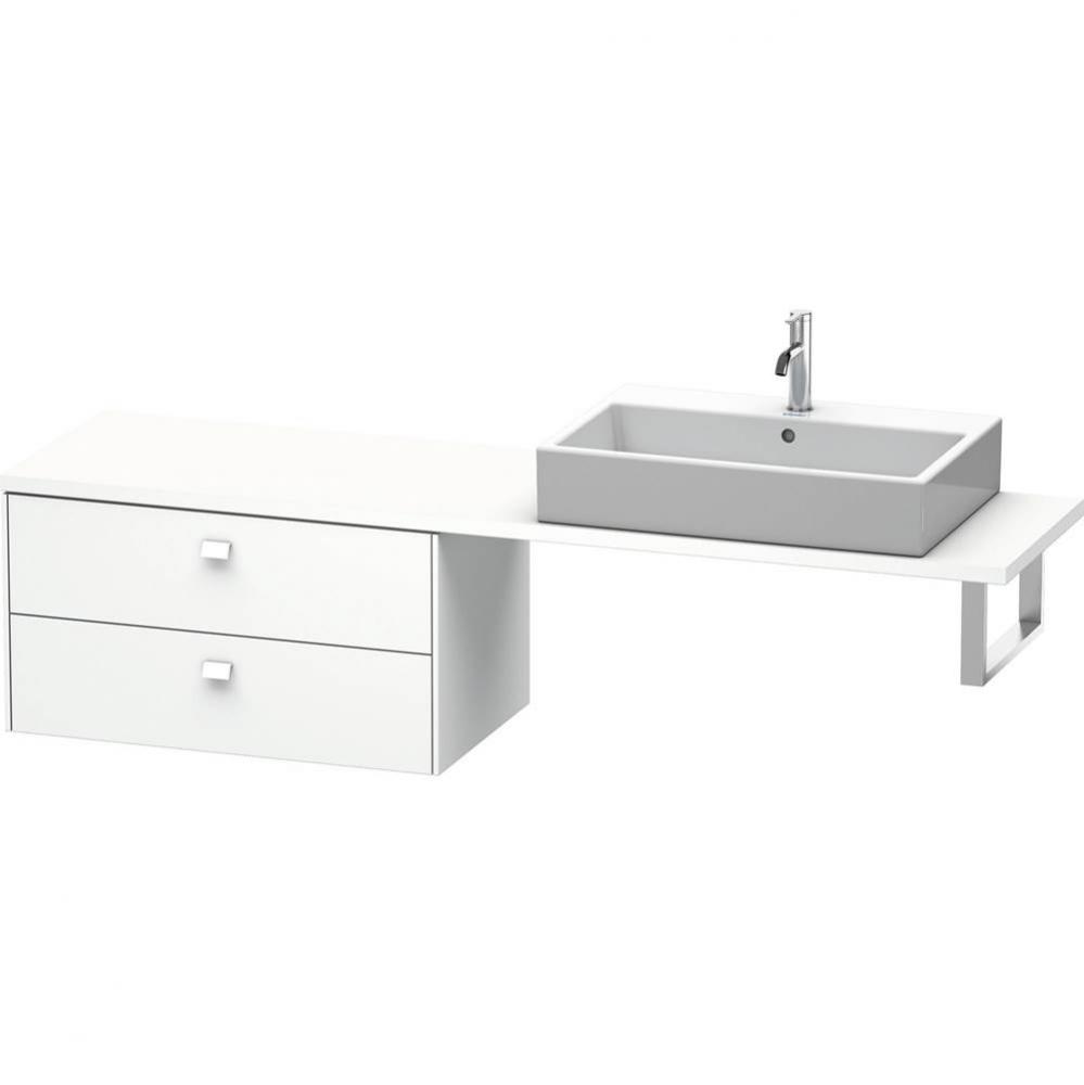 Duravit Brioso Low Cabinet for Console  White Matte