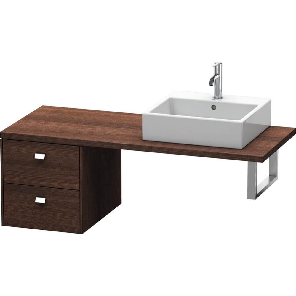 Duravit Brioso Low Cabinet for Console  Chestnut Dark