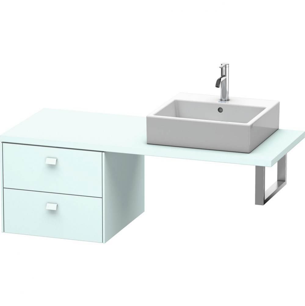 Duravit Brioso Low Cabinet for Console  Light Blue Matte