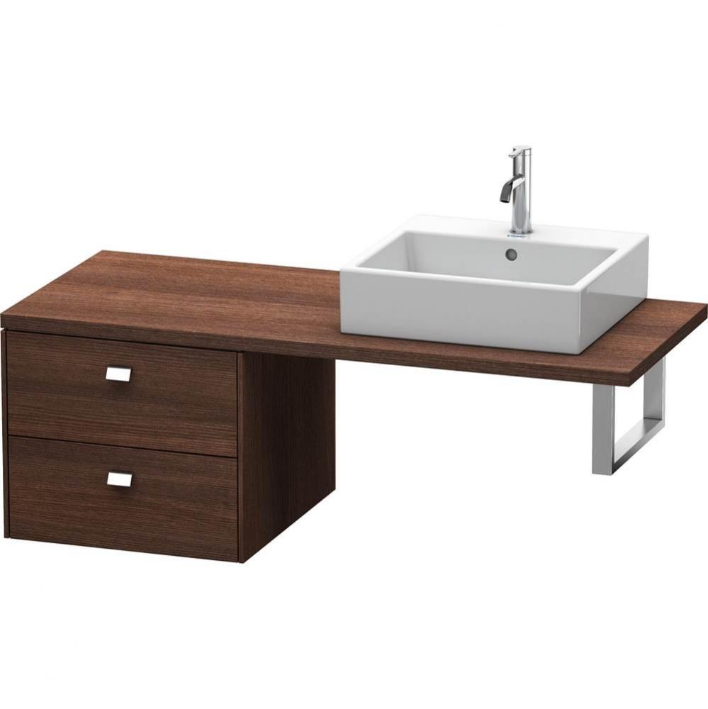 Duravit Brioso Low Cabinet for Console  Chestnut Dark