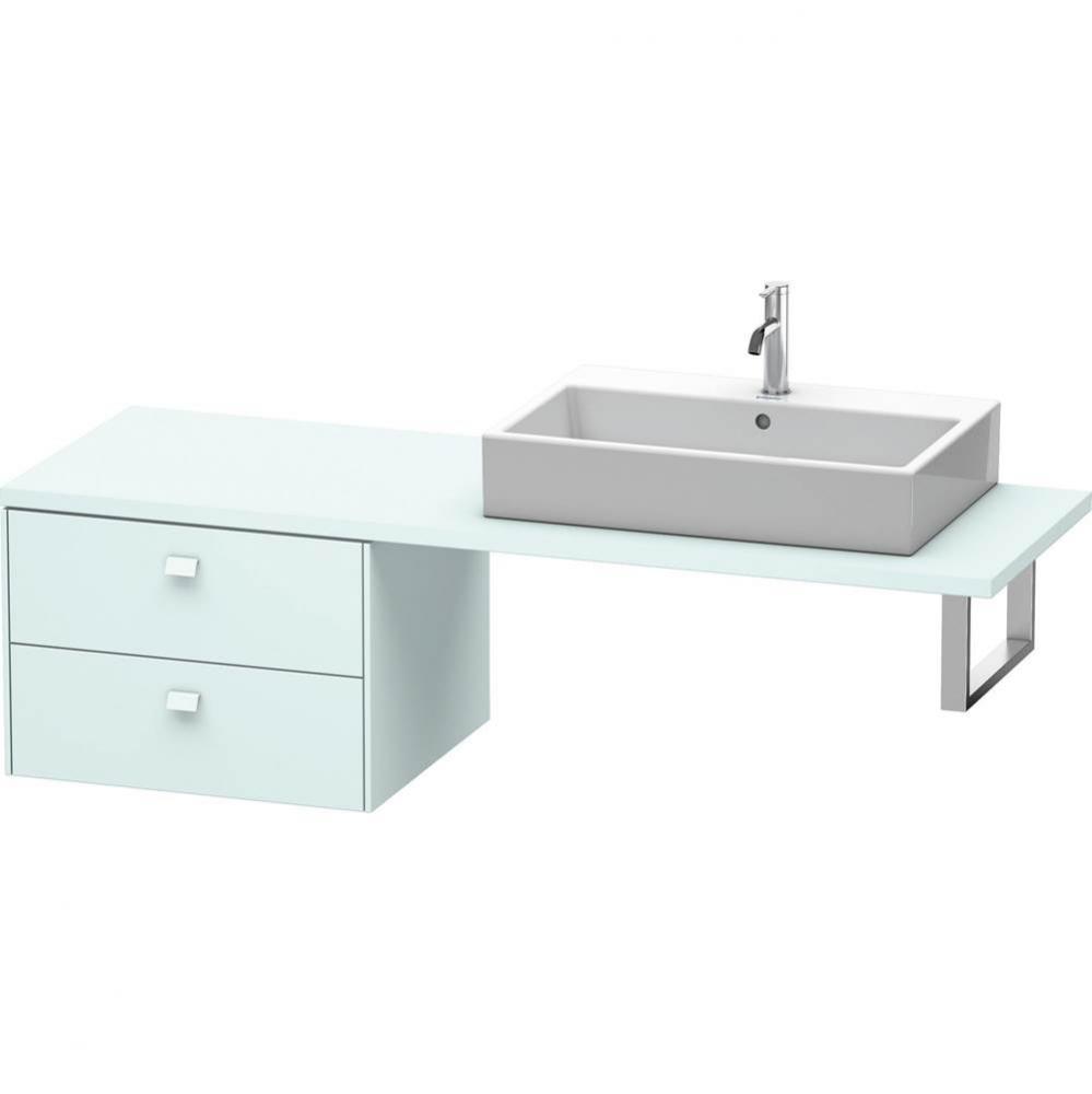 Duravit Brioso Low Cabinet for Console  Light Blue Matte