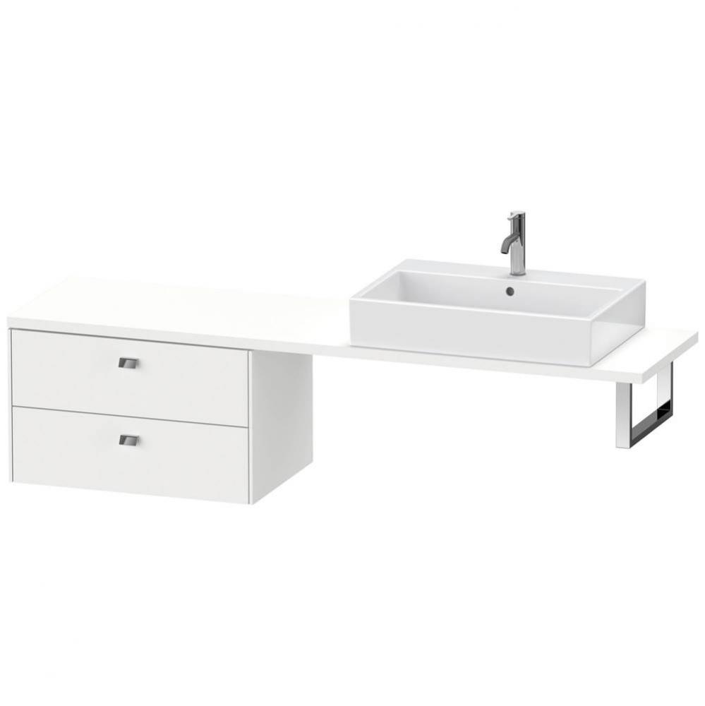 Duravit Brioso Low Cabinet for Console  White Matte