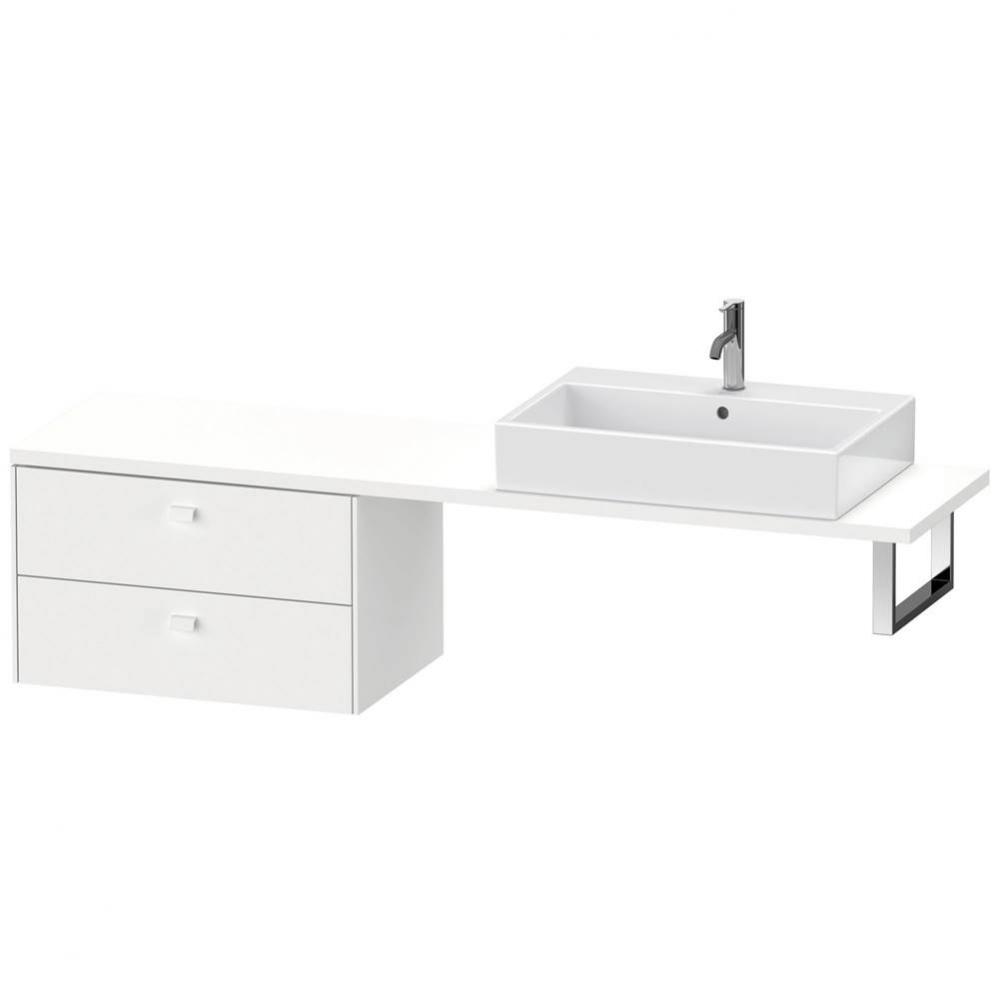 Duravit Brioso Low Cabinet for Console  White Matte