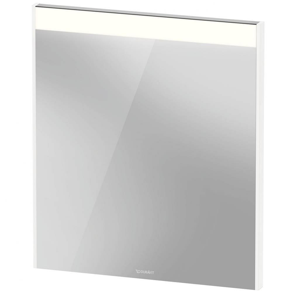 Duravit Brioso Switch Control LED Mirror in Matte White, 4000K
