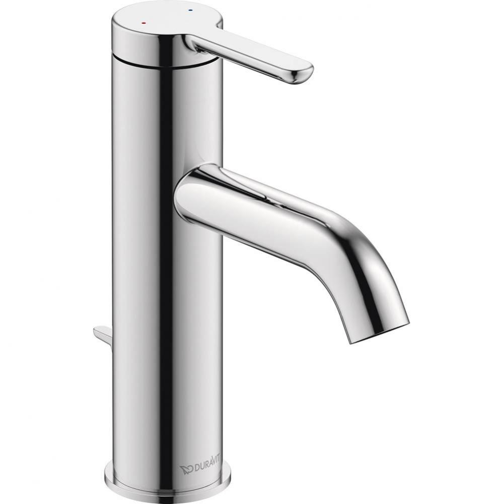 Duravit C.1 6 7/8'' Single Hole Bathroom Sink Faucet in Chrome, Drain Included