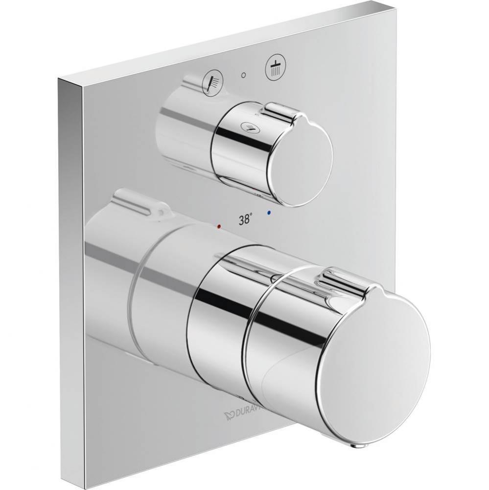 C.1 Thermostatic Shower Faucet for Concealed Installation Chrome