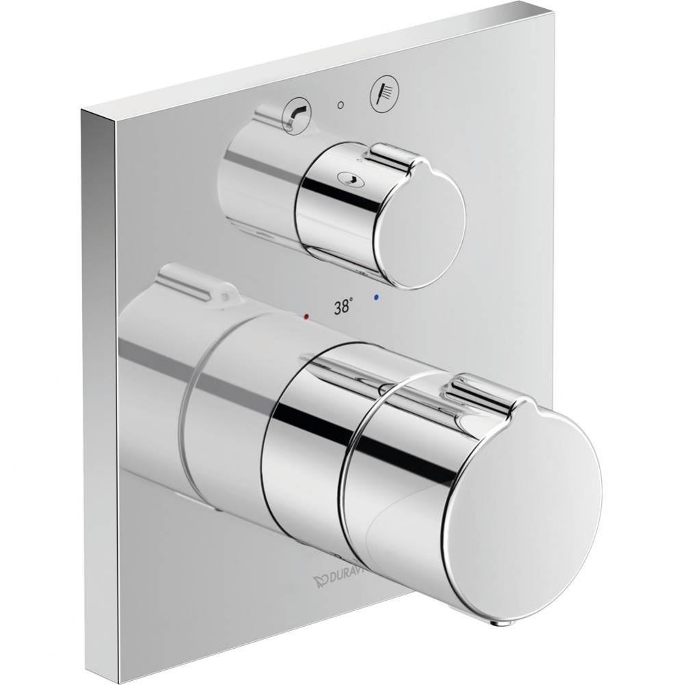 C.1 Bathtub Thermostat for Concealed Installation Chrome