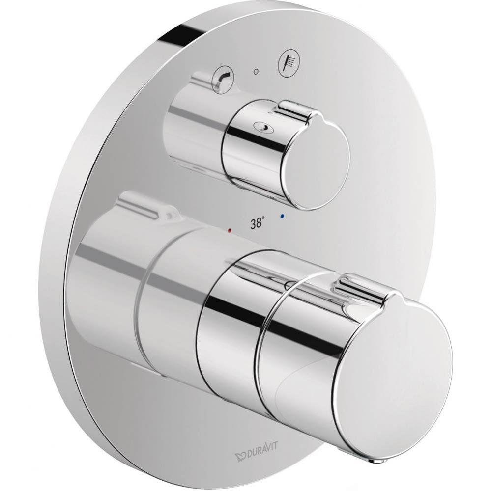 C.1 Bathtub Thermostat for Concealed Installation Chrome