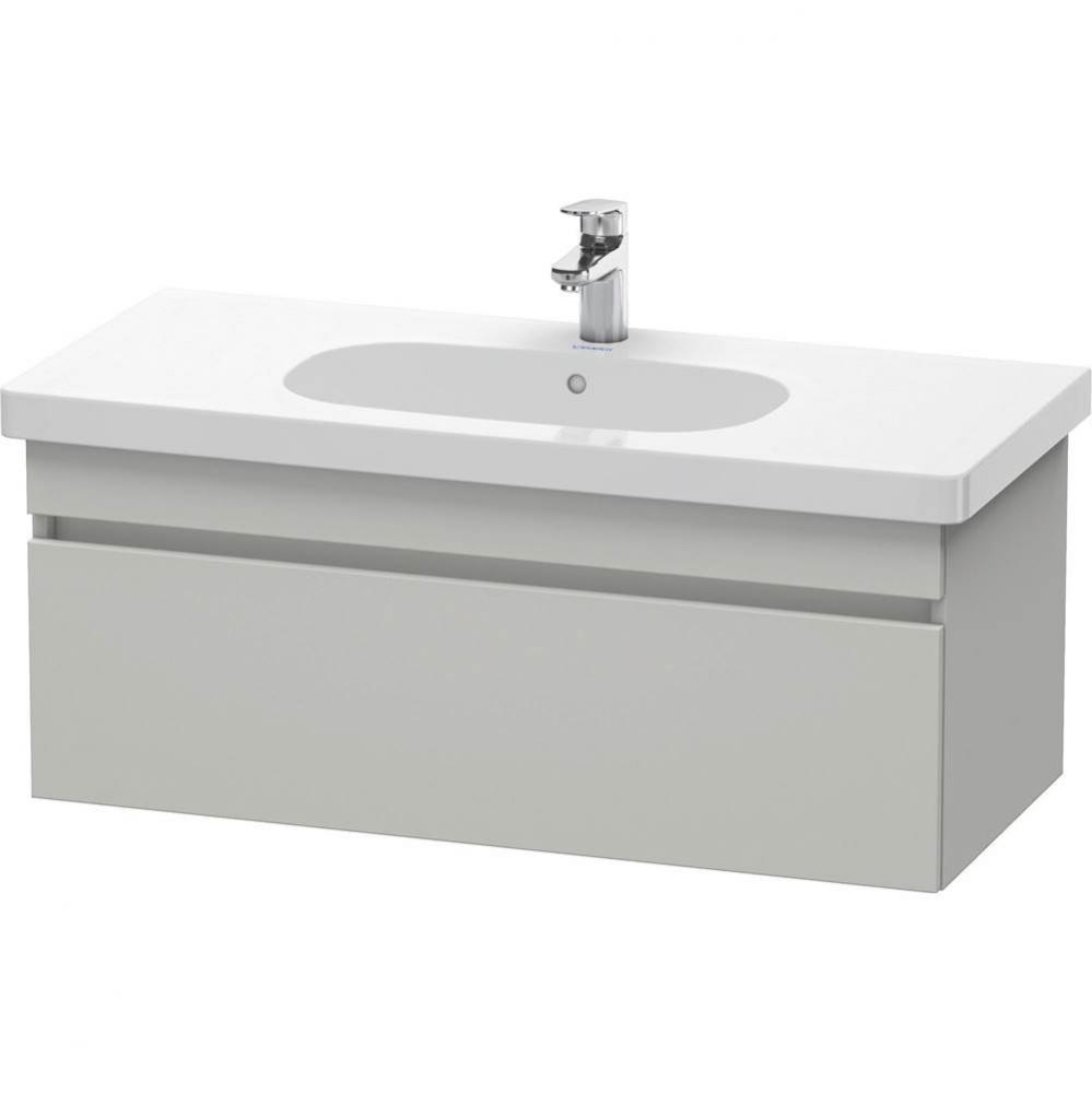 Duravit DuraStyle One Drawer Wall-Mount Vanity Unit Concrete Gray
