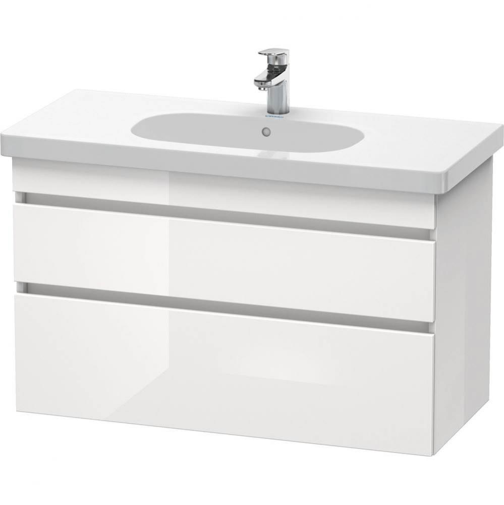 Duravit DuraStyle Two Drawer Wall-Mount Vanity Unit Linen|White