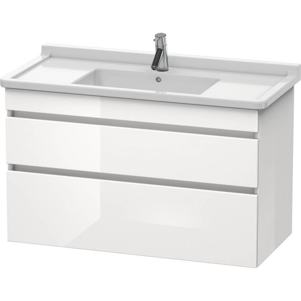 Duravit DuraStyle Two Drawer Wall-Mount Vanity Unit Linen|White
