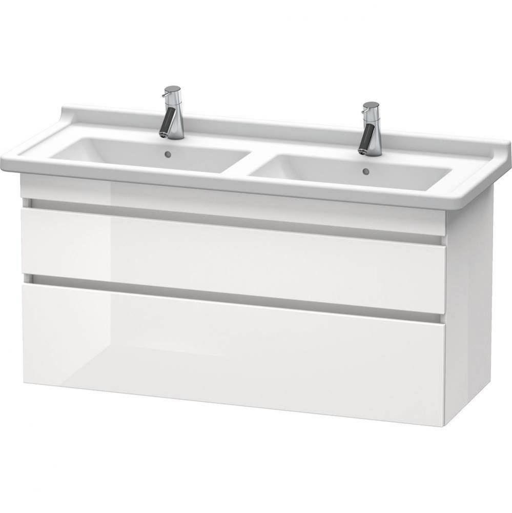 Duravit DuraStyle Two Drawer Wall-Mount Vanity Unit Taupe|White