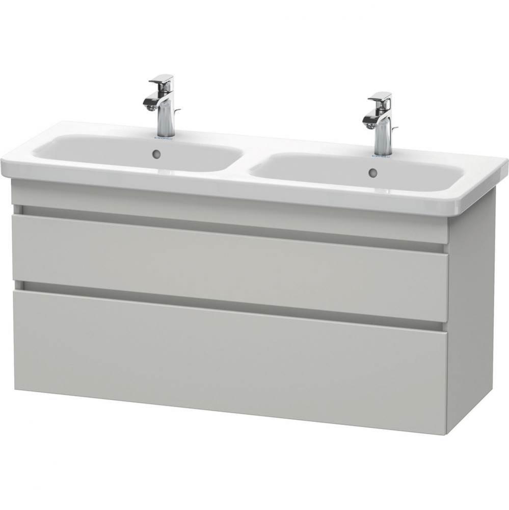 Duravit DuraStyle Two Drawer Wall-Mount Vanity Unit Concrete Gray