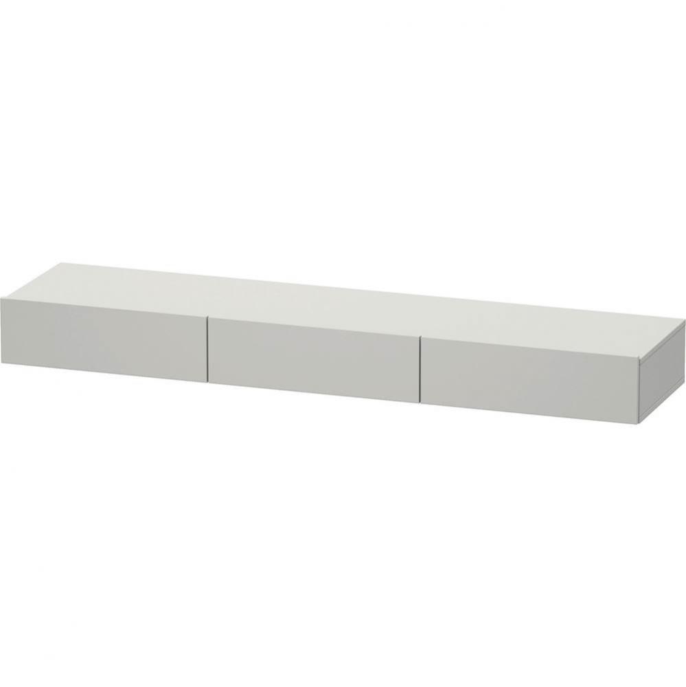 Duravit DuraStyle Shelf With Drawer  Concrete Gray Matte