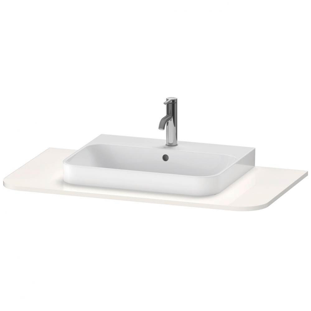 Happy D.2 Plus Console with One Sink Cut-Out White