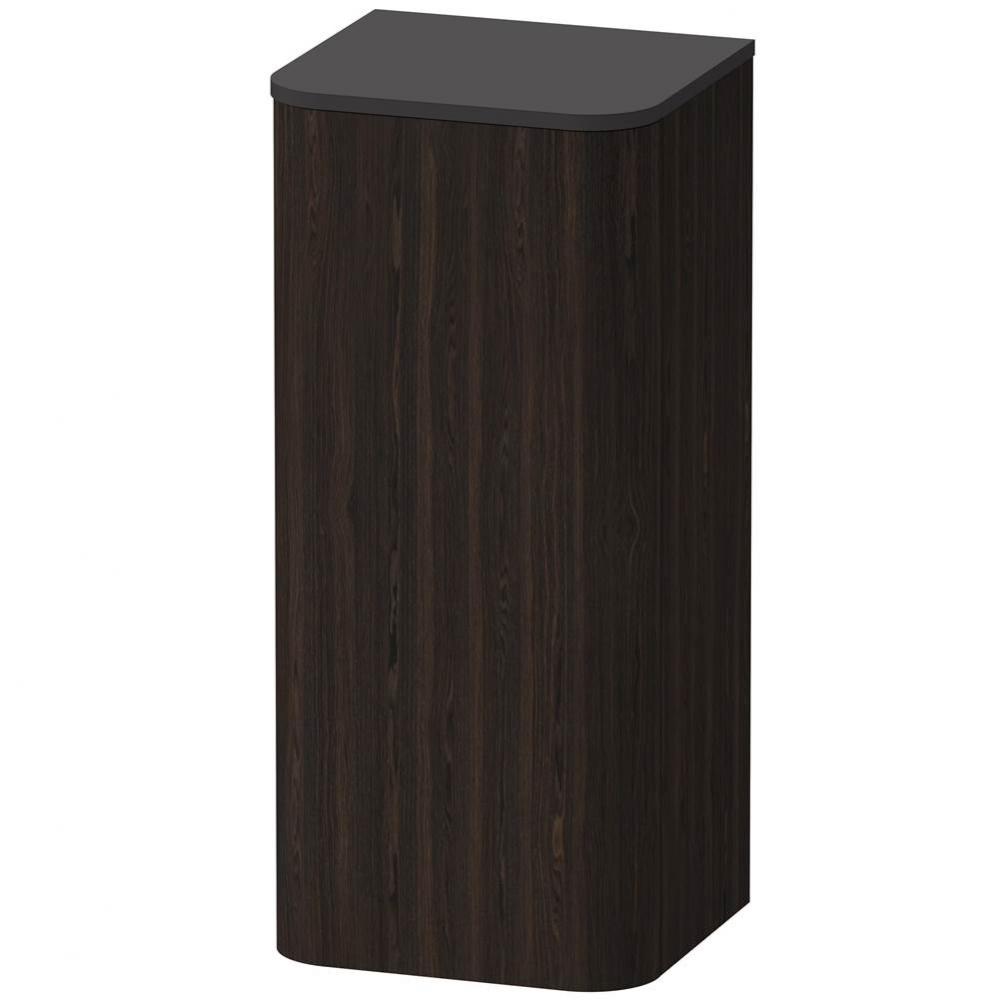 Happy D.2 Plus Semi-Tall Cabinet Walnut Brushed