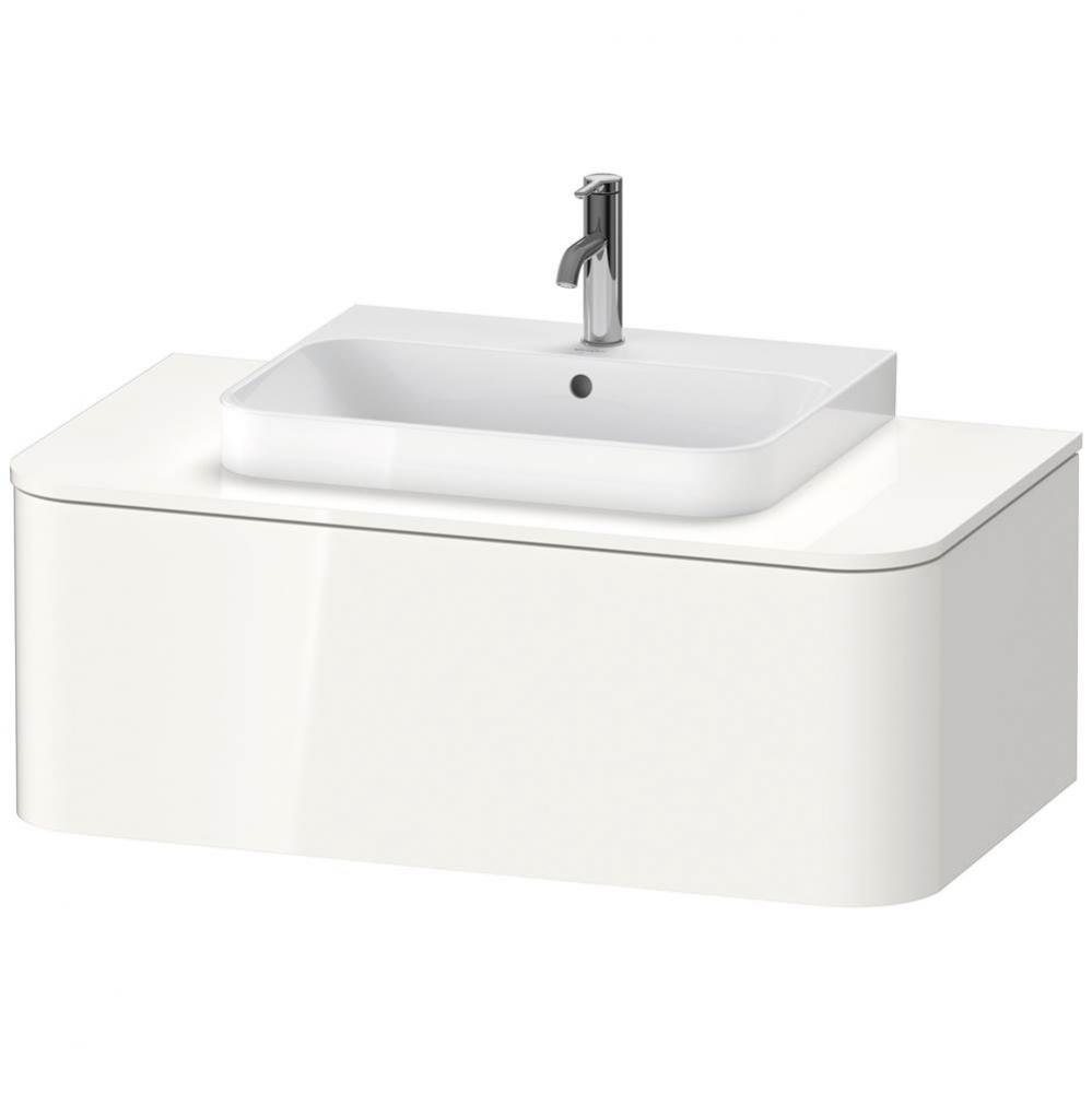 Happy D.2 Plus One Drawer Wall-Mount Vanity Unit White