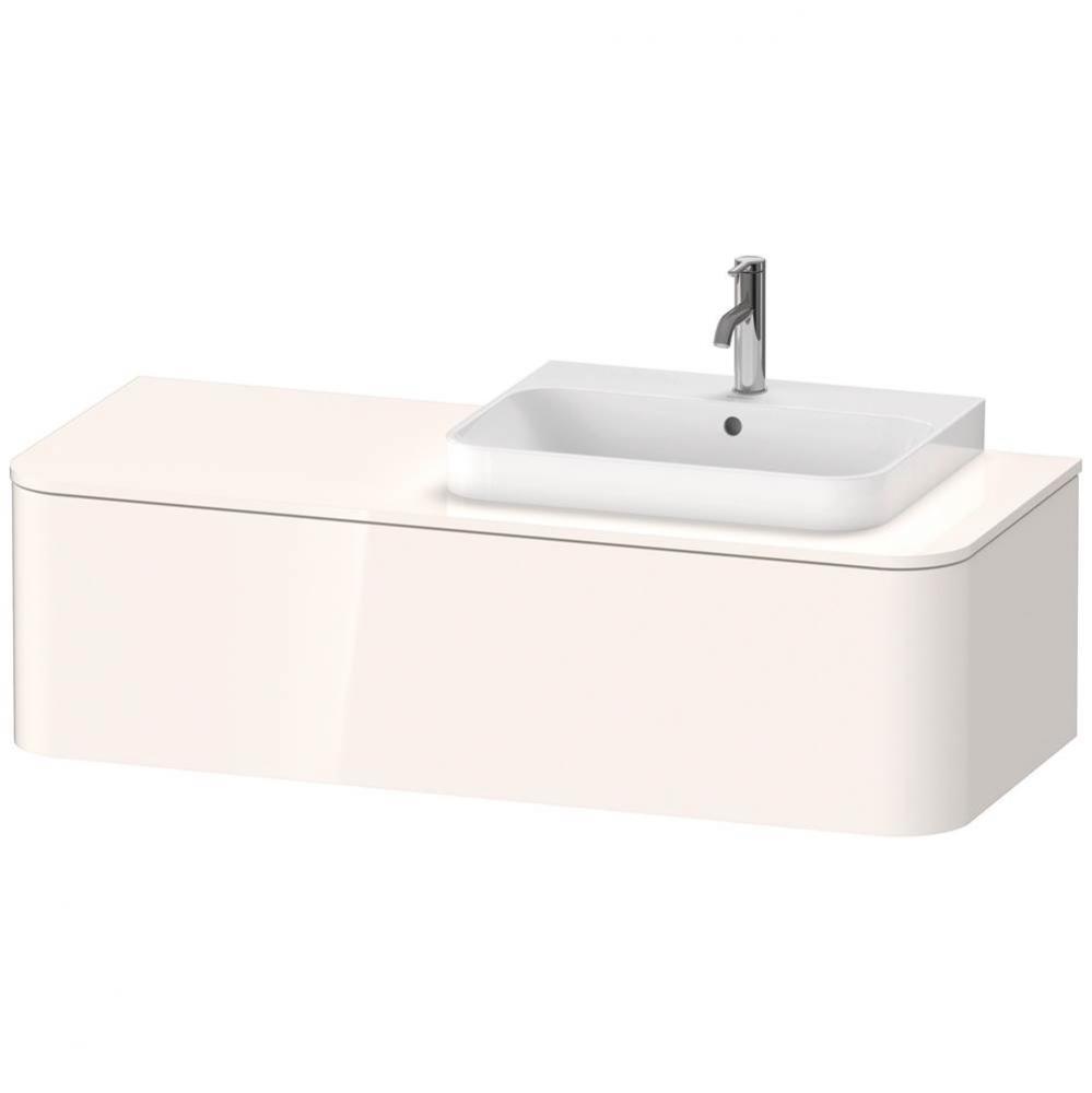 Happy D.2 Plus One Drawer Wall-Mount Vanity Unit White