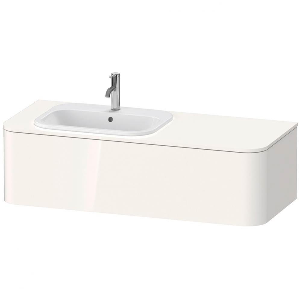 Happy D.2 Plus One Drawer Wall-Mount Vanity Unit White