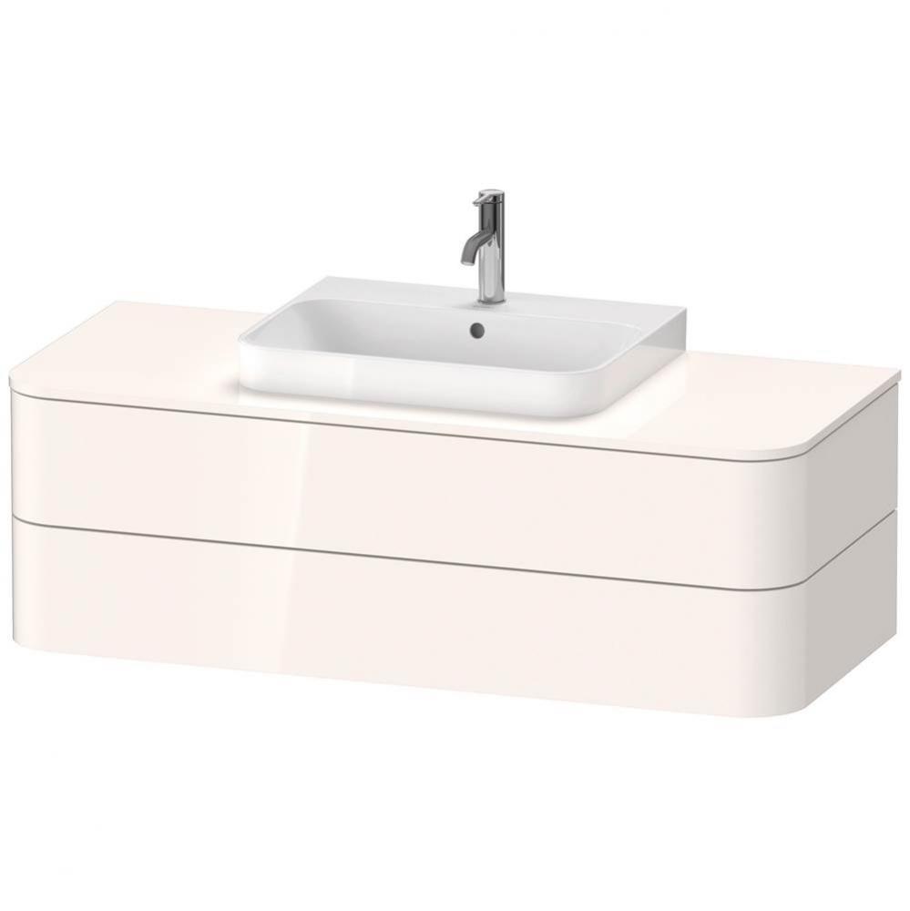 Happy D.2 Plus Two Drawer Wall-Mount Vanity Unit White