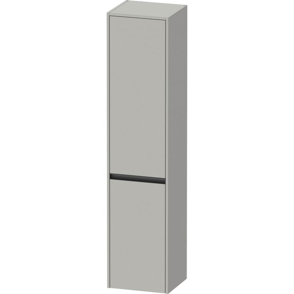 Duravit Ketho.2 15 3/4'' x 69 1/4'' Wall Mount Linen Cabinet in Matte Concrete