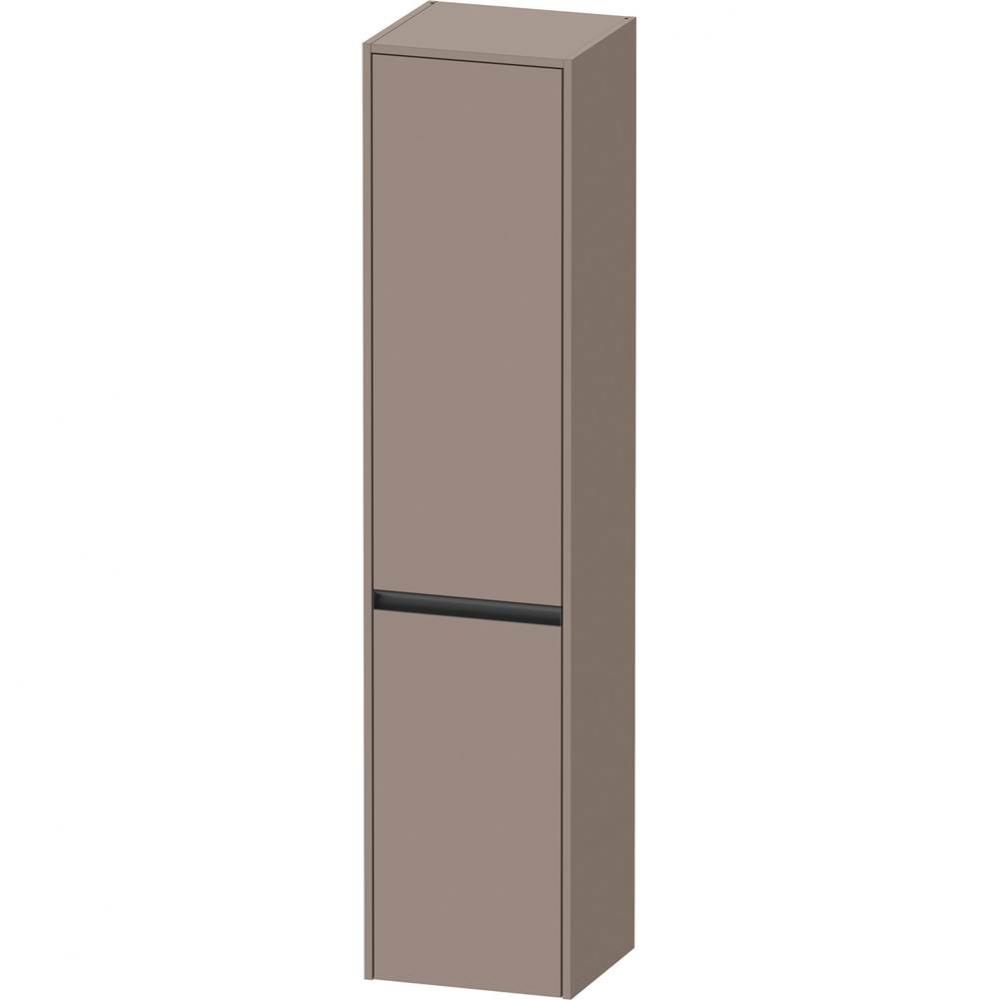 Duravit Ketho.2 15 3/4'' x 69 1/4'' Wall Mount Linen Cabinet in Matte Basalt
