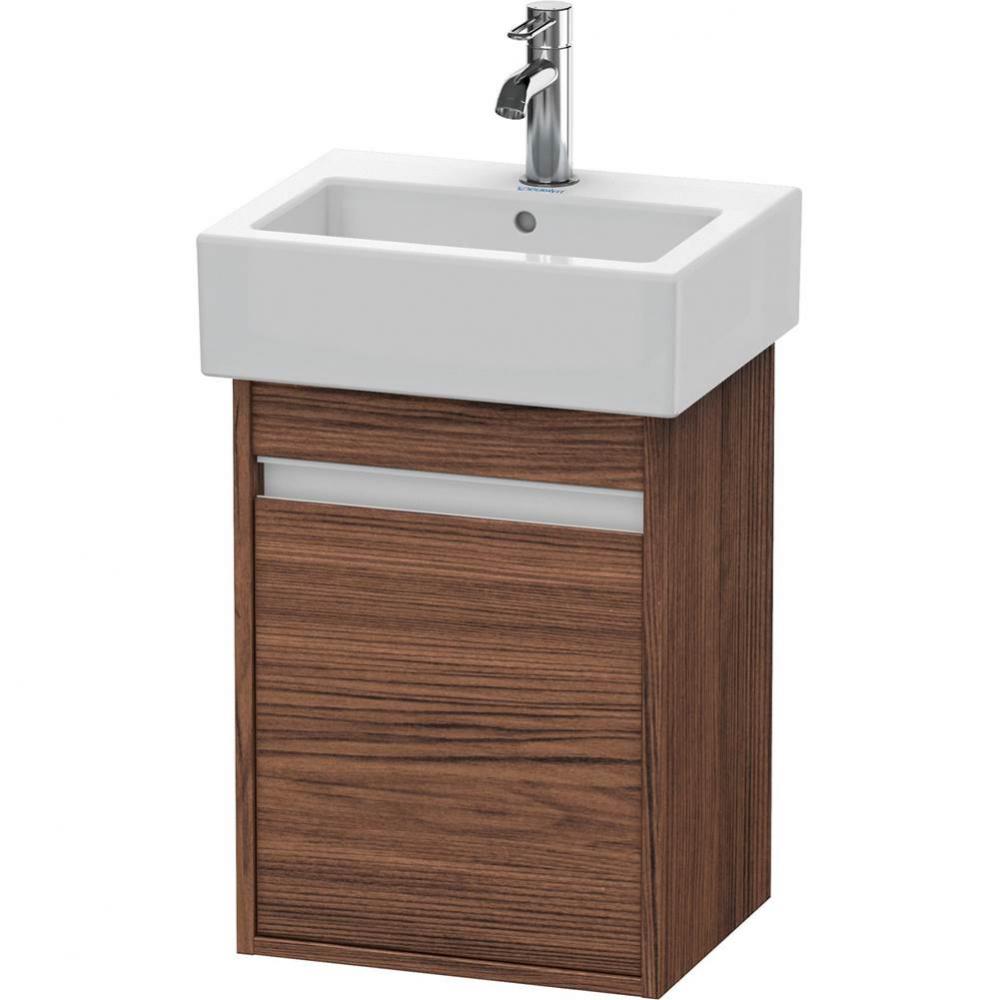 Duravit Ketho Wall-Mount Vanity Unit Walnut Dark