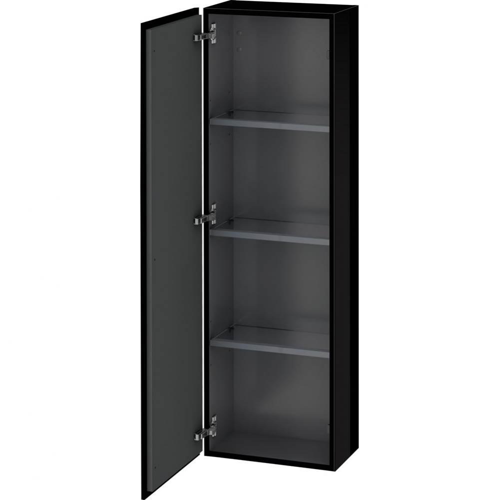 L-Cube Semi-Tall Cabinet Black
