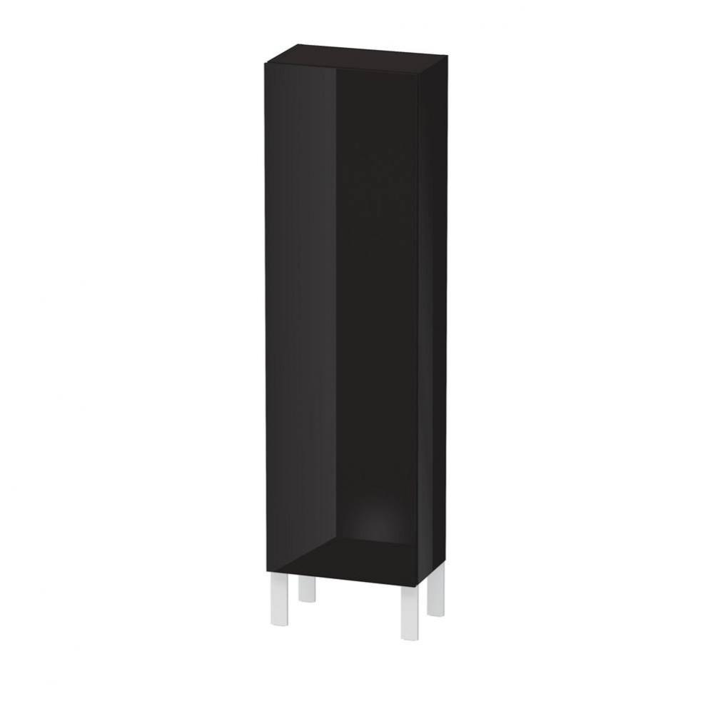 L-Cube Semi-Tall Cabinet Black