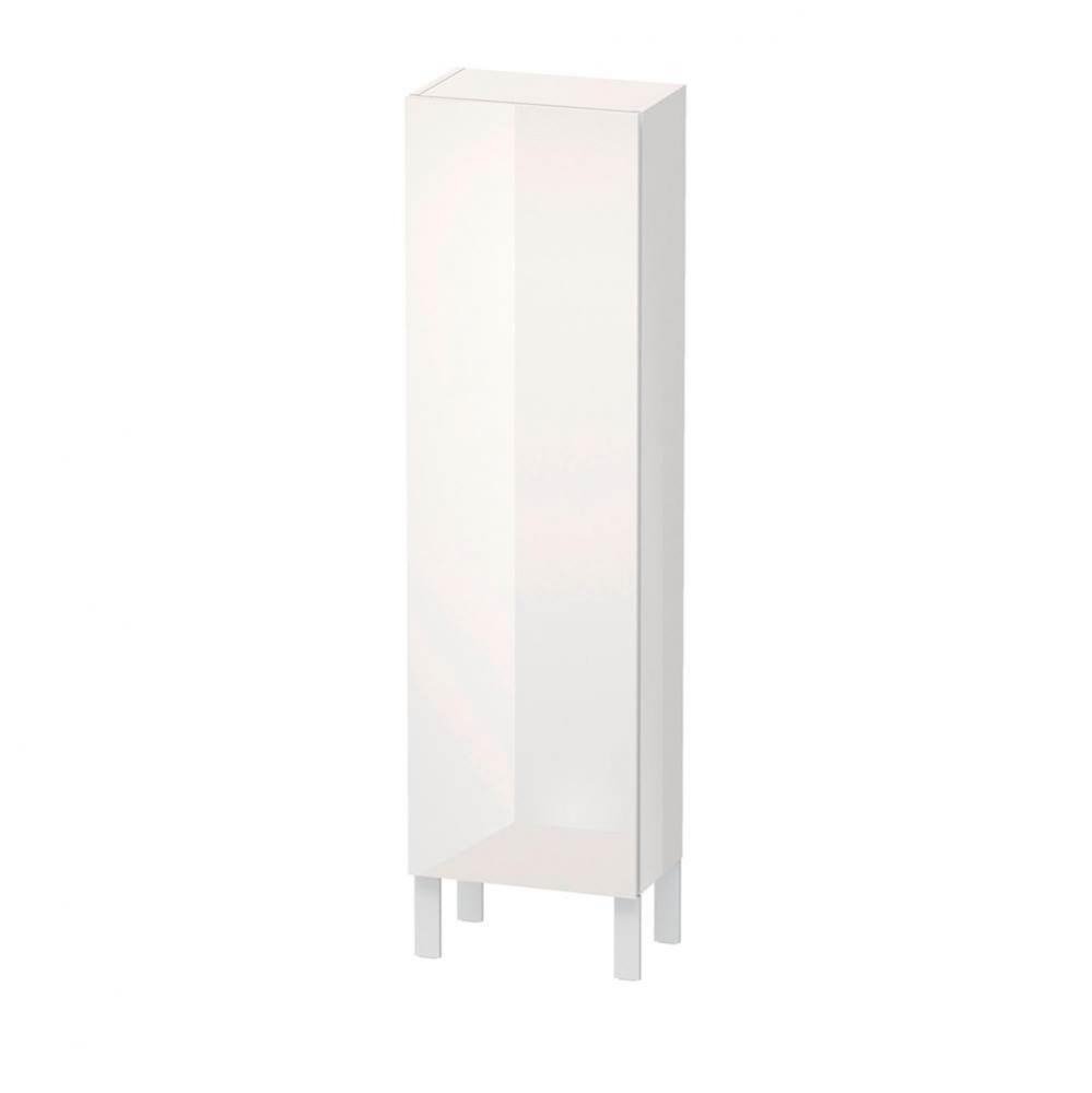 L-Cube Semi-Tall Cabinet White
