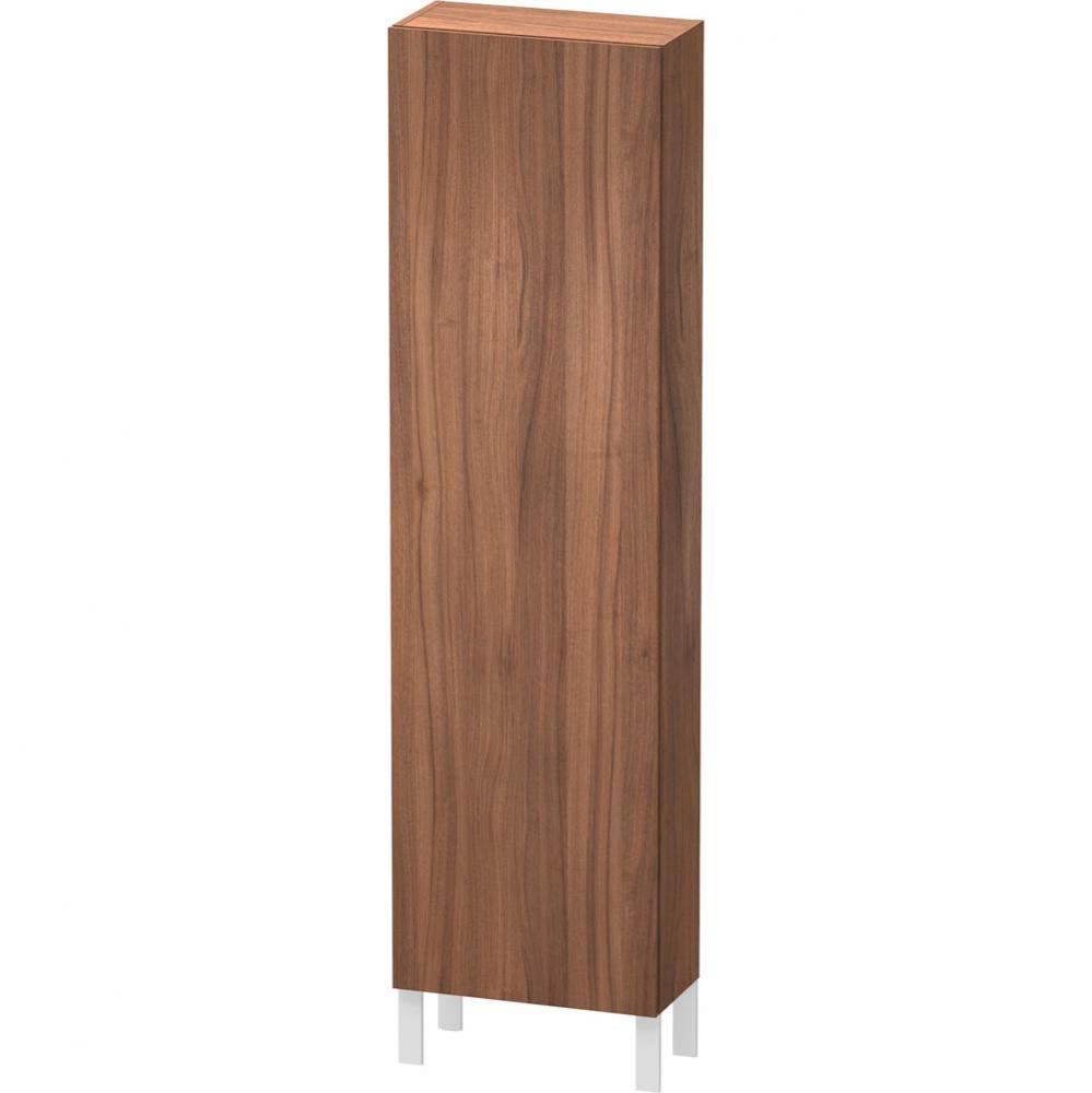Duravit L-Cube 19 5/8'' x 69 1/4'' Wall Mount Linen Cabinet in Natural Walnut