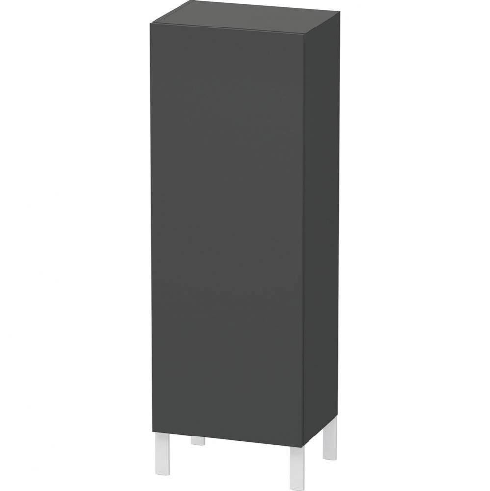 Duravit L-Cube 19 5/8'' x 52'' Wall Mount Linen Cabinet in Matte Graphite