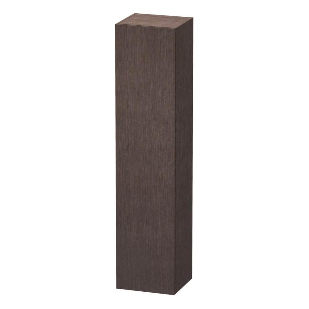 L-Cube Tall Cabinet Dark Brushed Oak
