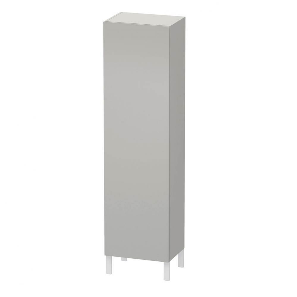 Duravit L-Cube 19 5/8'' x 69 1/4'' Wall Mount Linen Cabinet in Matte Concrete