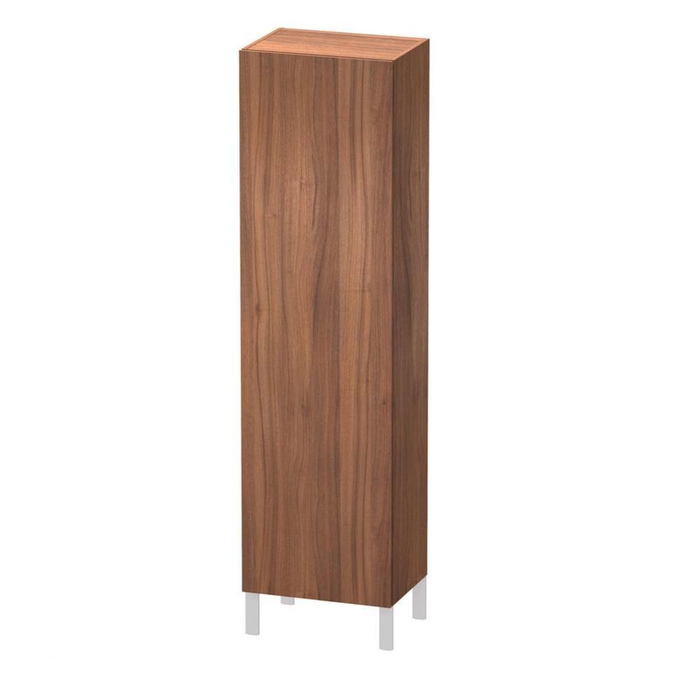 Duravit L-Cube 19 5/8'' x 69 1/4'' Wall Mount Linen Cabinet in Natural Walnut