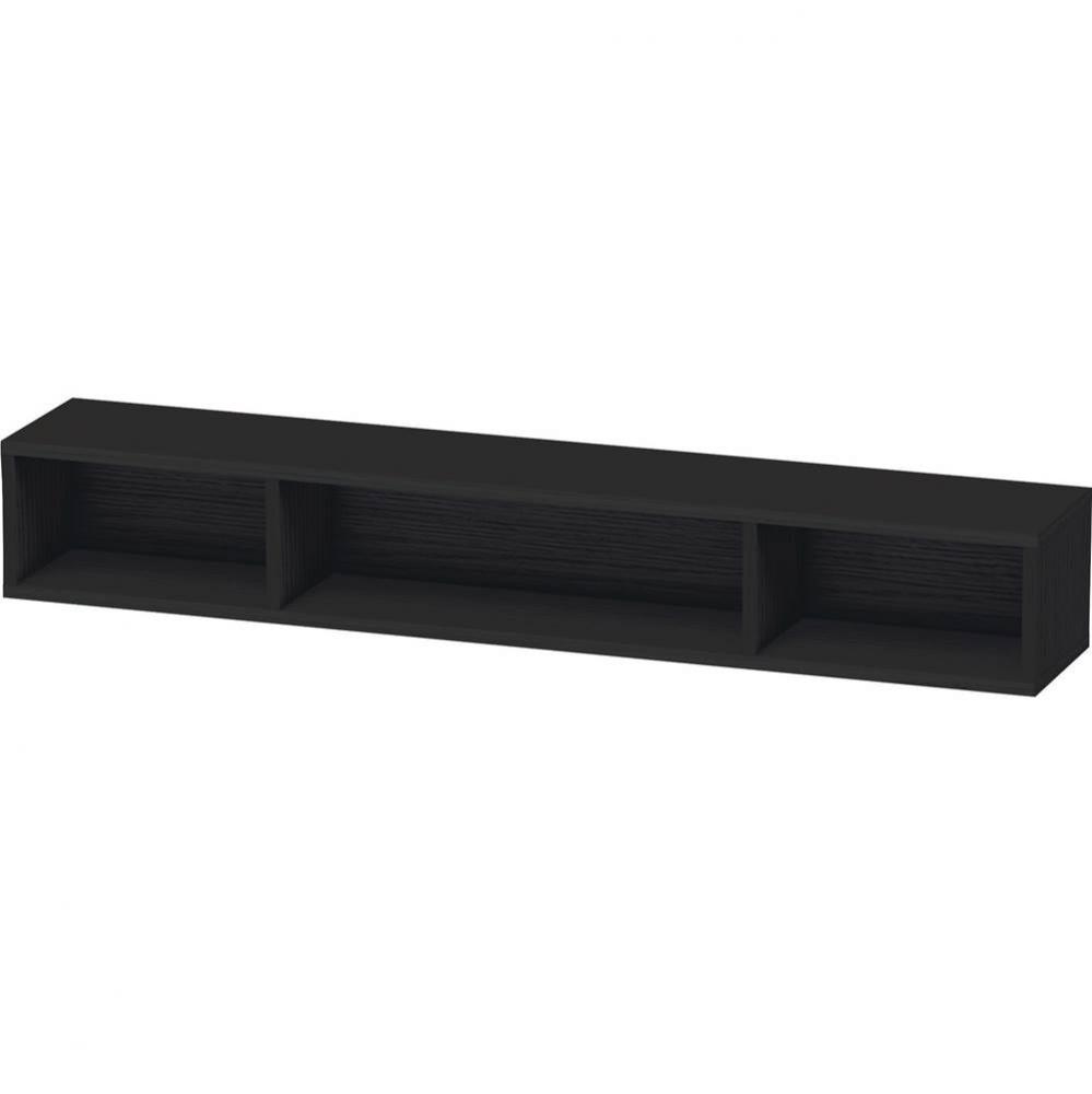 Duravit L-Cube 31 1/2'' Bathroom Shelf in Black Oak