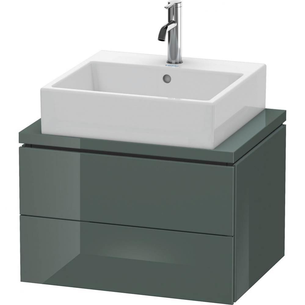 Duravit L-Cube Two Drawer Vanity Unit For Console Dolomite Gray