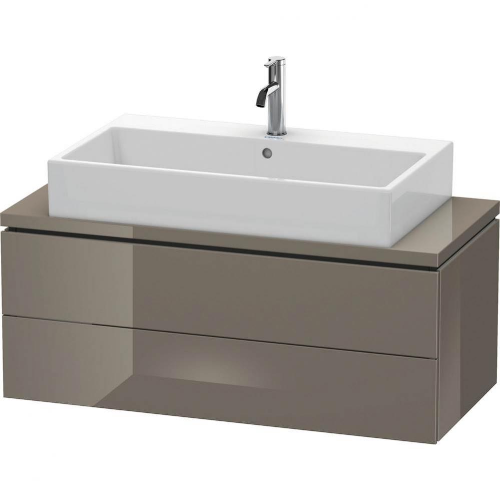 Duravit L-Cube Two Drawer Vanity Unit For Console Flannel Gray