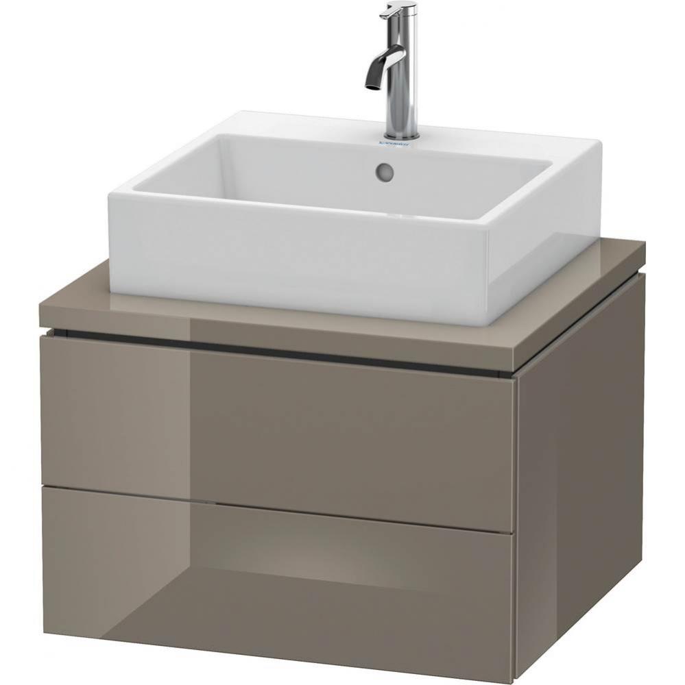 Duravit L-Cube One Drawer Vanity Unit For Console Flannel Gray