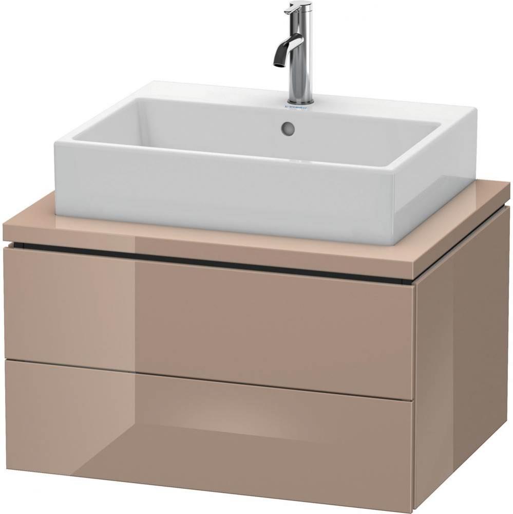 Duravit L-Cube Two Drawer Vanity Unit For Console Cappuccino