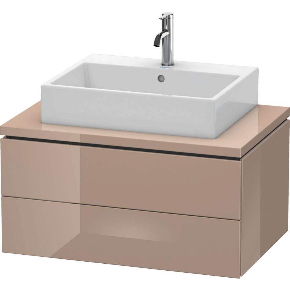 Duravit L-Cube Two Drawer Vanity Unit For Console Cappuccino