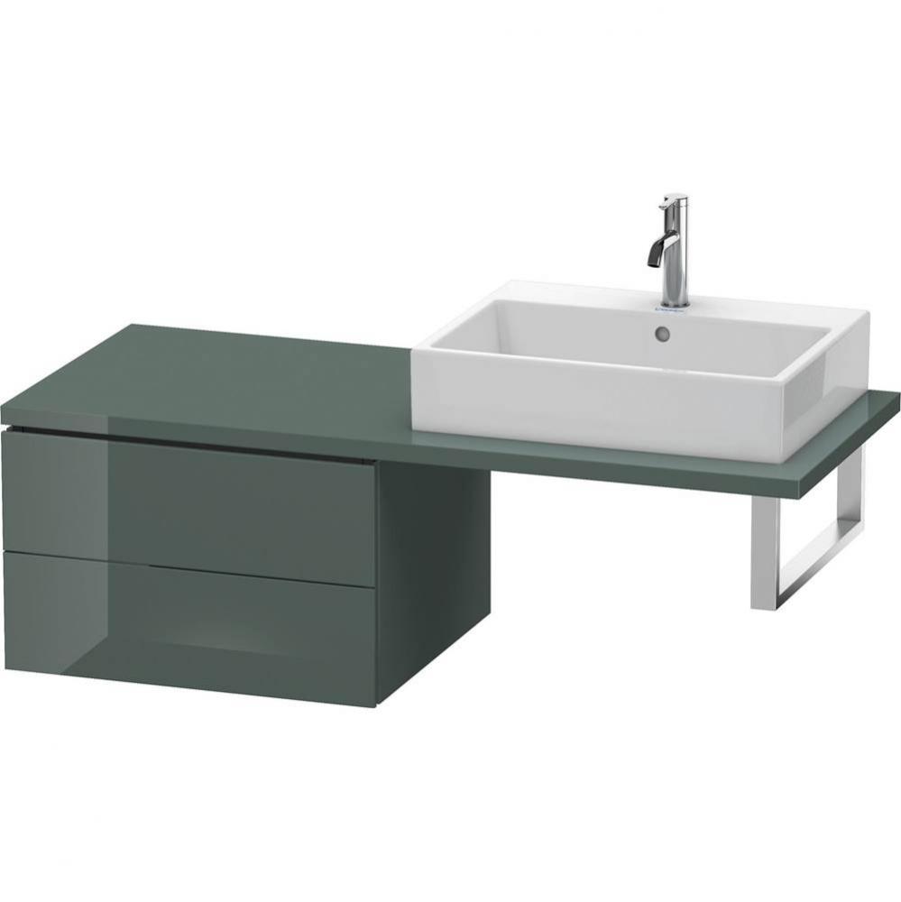 Duravit L-Cube Two Drawer Low Cabinet For Console Dolomite Gray
