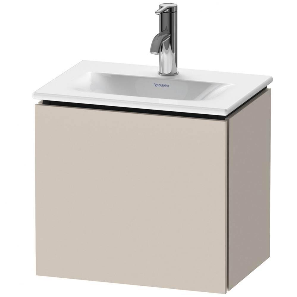 L-Cube One Door Wall-Mount Vanity Unit Taupe