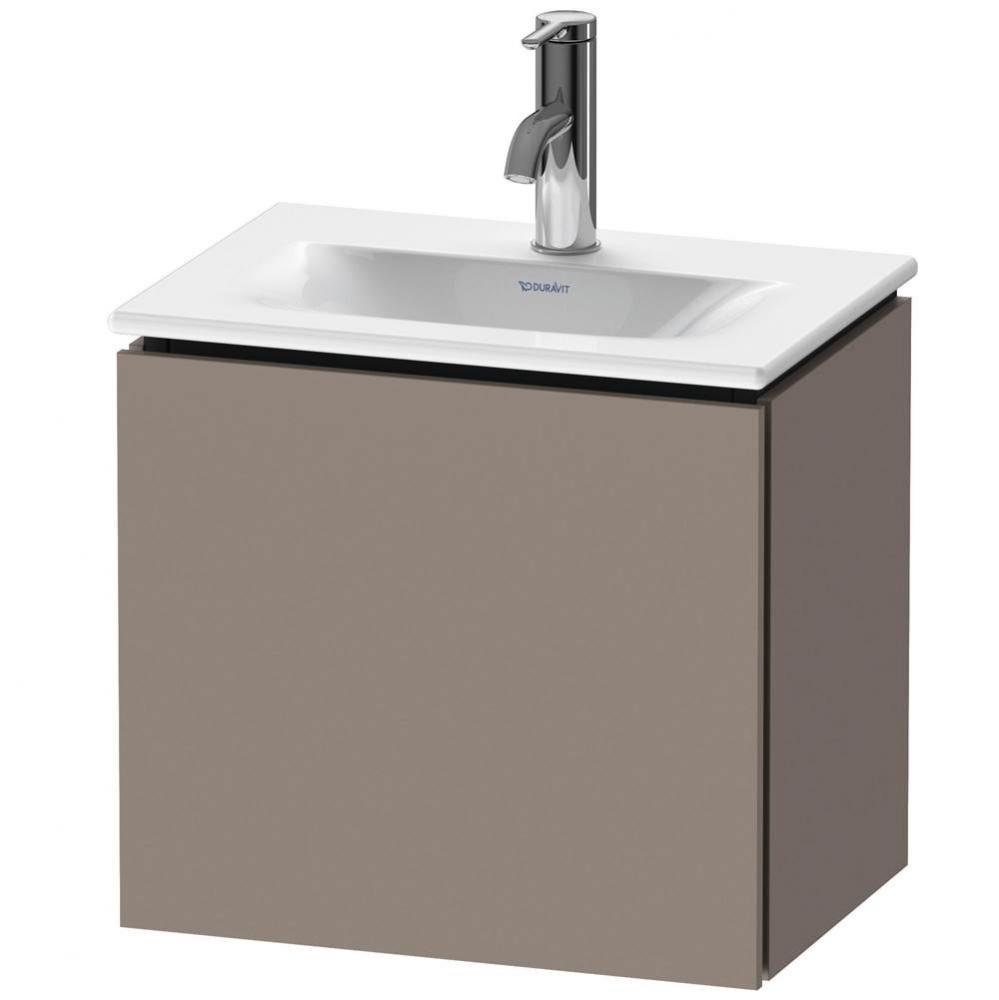 L-Cube One Door Wall-Mount Vanity Unit Basalt