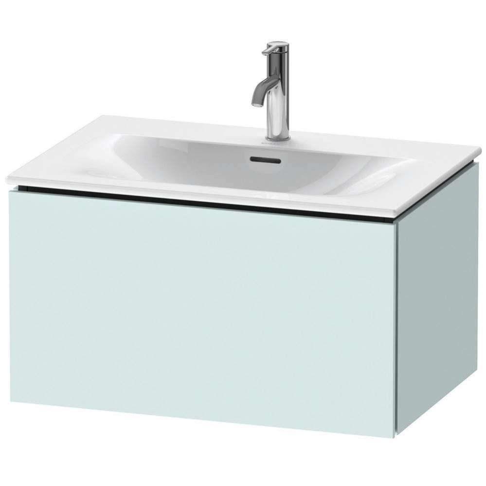Duravit L-Cube Vanity Unit Wall-Mounted  Light Blue Matte