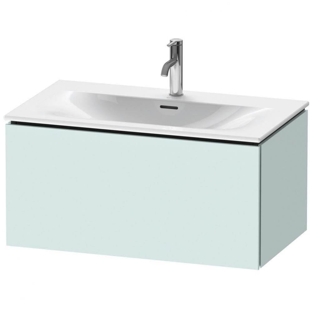 Duravit L-Cube Vanity Unit Wall-Mounted  Light Blue Matte