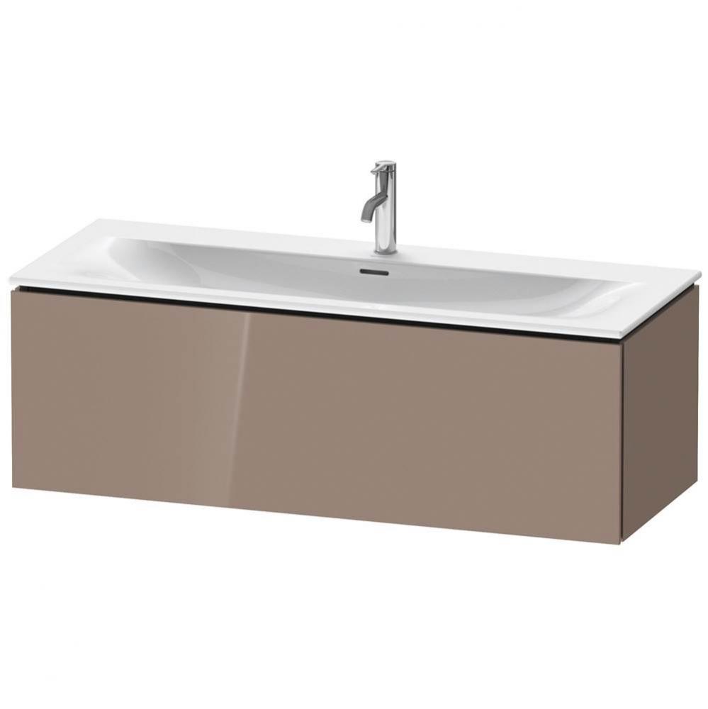 Duravit L-Cube One Drawer Wall-Mount Vanity Unit Cappuccino