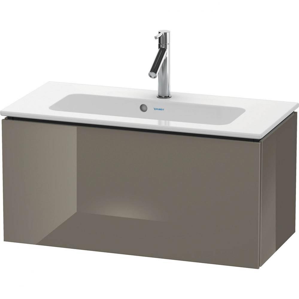 Duravit L-Cube One Drawer Wall-Mount Vanity Unit Flannel Gray